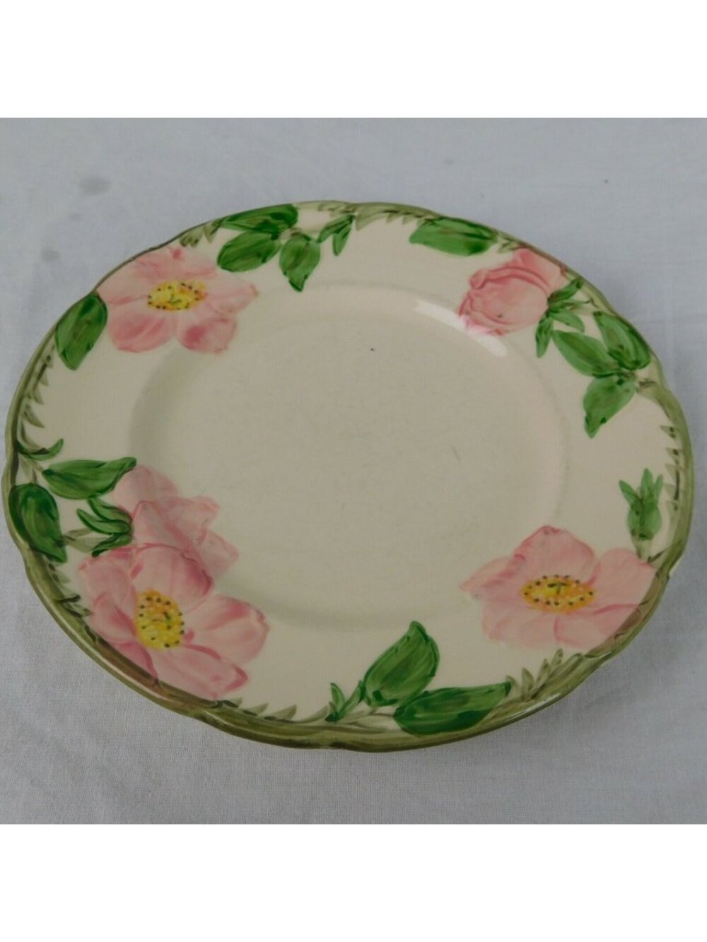 Franciscan Desert Rose Salad Plate Hand Painted USA Pottery 8" Interpace